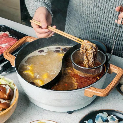 Combo muôi vớt/nhúng Echo Metal φ11,5cm + vợt lọc thực phẩm φ15cm làm từ inox cao cấp - nội địa Nhật Bản