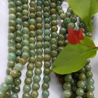 Vòng Chuỗi đeo Cổ hay niệm 108 hạt charm bi kiểu màu vàng Đá cẩm thạch tự nhiên Chuỗi cổ hạt size 7mm xanh ngọc dầu bóng mượt đẹp nữ đeo cổ nhẹ nhàng mát của đá tự nhiên tâm bình yên Món quà tặng Mẹ và người thân ý nghĩa và cho chính bản thân mình ạ