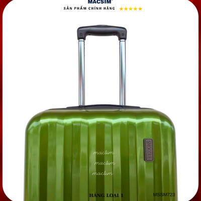 Vali cao cấp Macsim Smooire MSSM723 cỡ 20 inch màu xanh lá - Hàng loại 1