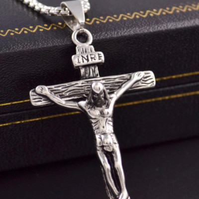 Mặt dây chuyền thánh giá MDC292 màu bạc