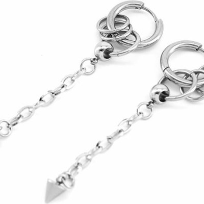 Đôi bông tai unisex phong cách đường phố bụi bặm táo bạo