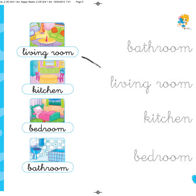 Happy Hearts US 2 Activity Book