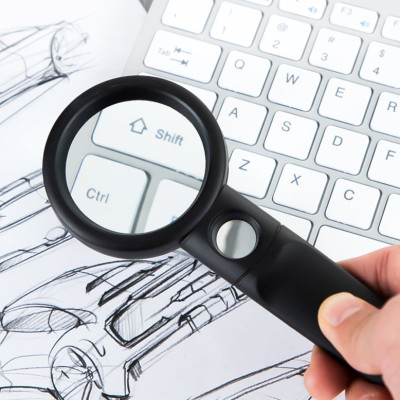 Kính lúp x3 Deli, Đen - E9091