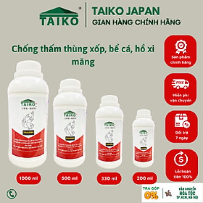 Sơn Chống Thấm Thùng Xốp - Hồ Cá - Hồ Xi Măng, Chống Rêu / TAIKO SAKANA Dung Tích 100ml.