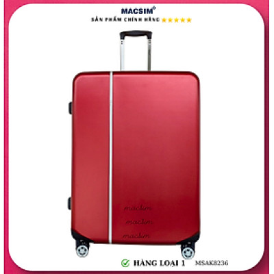 Vali cao cấp Macsim Aksen hàng loại 1 MSAK8236 cỡ 28 inch màu đỏ