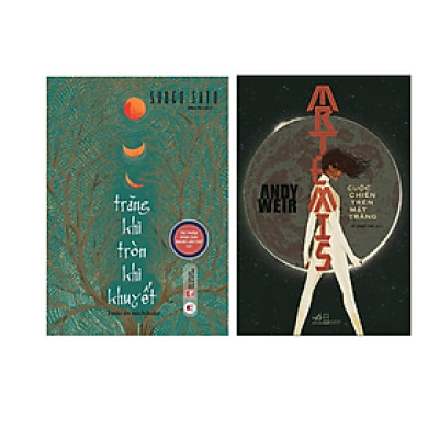 Combo 2Q Tiểu Thuyết : Trăng Khi Tròn Khi Khuyết + Artemis - Cuộc Chiến Trên Mặt Trăng