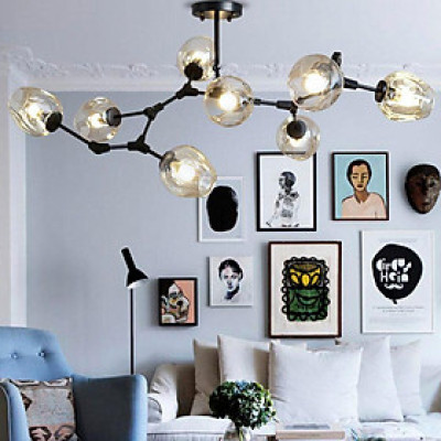 Đèn chùm thả RIO TOURFANG 8 bóng - 10 bóng cao cấp đặc biệt sang trọng trong không gian phòng khách,sảnh khách sạn