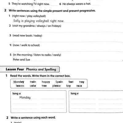 AM F & F 4: WORKBOOK
