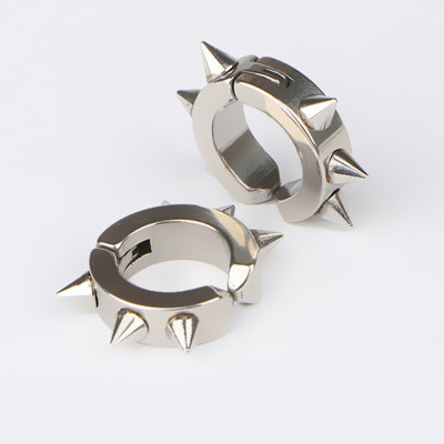 Bộ 2 bông tai kẹp inox Winwinshop88 BT284 - Màu Bạc