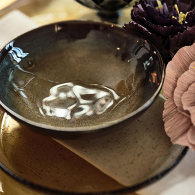 Tô | JYSK Klaes | gốm | nâu | DK15cm