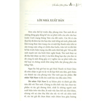 Sách - Thi Nhân Việt Nam - Bìa Mềm - Minh Thắng