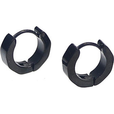 Bông tai lục giác BT324 (Màu đen)