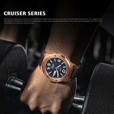 Đồng hồ nam chính hãng IW CARNIVAL IW589G-3 Kính sapphire ,chống xước,Chống nước ,Bảo hành 24 tháng,Máy cơ (Automatic),Dây da cao cấp,thiết kế lộ cơ thể thao