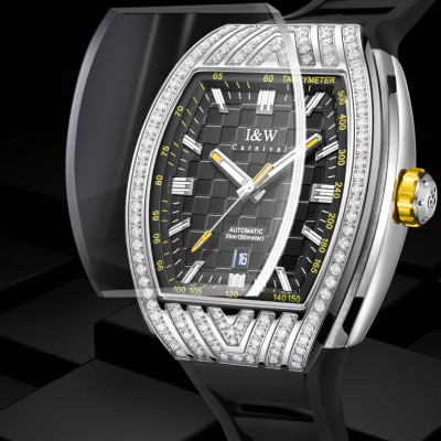 Đồng hồ nam chính hãng IW Carnival IW727G-4 ,kính sapphire,chống xước,chống nước 50m,Bh 24 tháng,máy cơ (automatic)