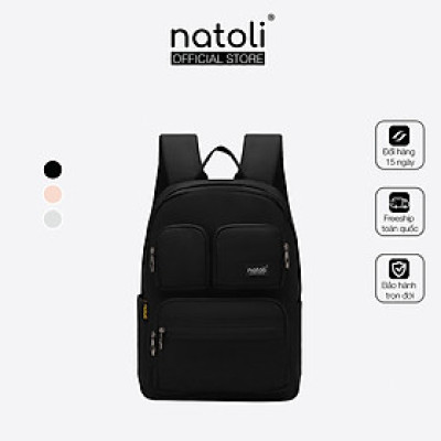 Balo nữ Dynamic Backpack B1 chính hãng NATOLI nhiều ngăn kháng nước siêu nhẹ thời trang phong cách cao cấp