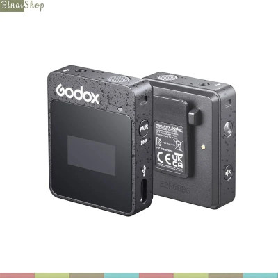 Godox MoveLink II - Micro Cài Áo Không Dây 2.4GHz Cho Smartphone, Máy Ảnh, Sử Dụng 10 Giờ, Phạm Vi Thu 100m - Hàng Nhập Khẩu