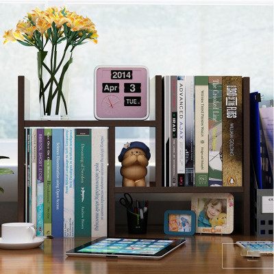 Kệ Sách Gỗ Để Bàn Lắp Ghép 6 Thanh - Hàng chính hãng 