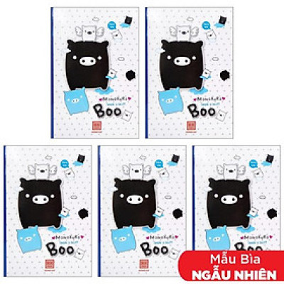 Combo 5 Tập 4 Ly Ngang 200 Trang ĐL 58g/m2 - Hồng Hà 0735 (Mẫu Màu Giao Ngẫu Nhiên)