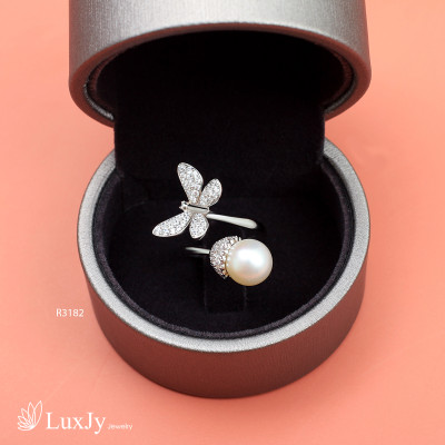 Hoa tai ngọc trai nữ LuxJy Jewelry - R3182