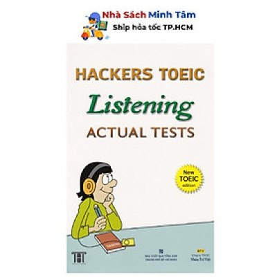 Sách - Hackers Toeic Listening Actual Tests - New Toeic Edition (Kèm 1CD) - Nhân Trí Việt