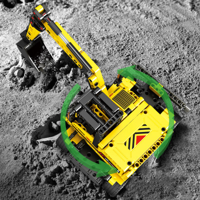 MINGDI - 8711 - Lắp Ráp Xe Xúc Điều Khiển Từ Xa Tỉ Lệ 1:24