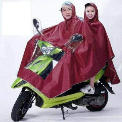 Áo Mưa phản quang Vải Dù { Loại 1} , Áo Mưa 2 Đầu, chống rách có kính che mặt cao cấp