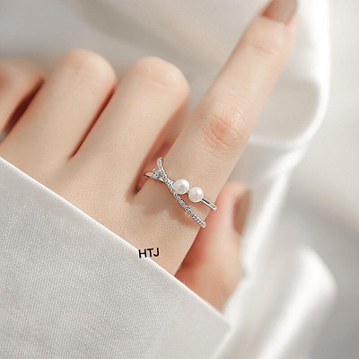 Nhẫn bạc nữ mặt trái tim chất liệu bằng bạc s925 MS0554