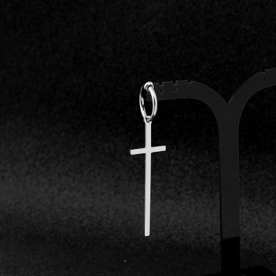 Bông tai chữ thập xỏ lỗ chất phát ngất 