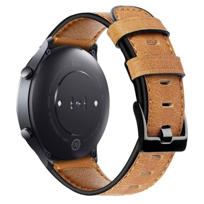 Dây da đồng hồ 22mm dành Miwatch Color / S1 / S1 Active có chốt thông minh