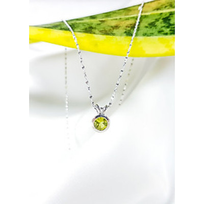 Dây chuyền đá Peridot LAT.175