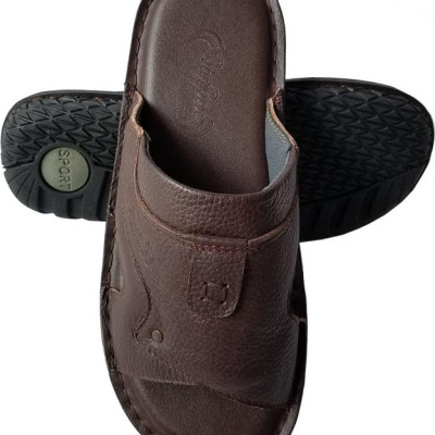 Dép Nam May Đế BIGGBEN Da Bò Thật Cao Cấp DN154