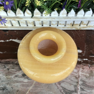  Lục Bình ( Lọ Hoa ) đá bạch ngọc hoàng long