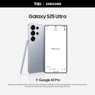 Điện thoại Samsung Galaxy S25 Ultra, Điện thoại AI, Tìm kiếm thông minh, Video camera đêm Nightography, S Pen đa nhiệm - Hàng Chính Hãng