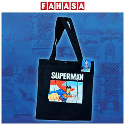 Túi Vải Superman Comic - Suns - Màu Đen