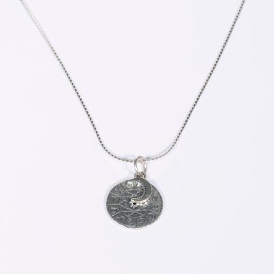 Dây chuyền bạc mặt 12 cung hoàng đạo