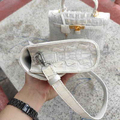 Túi nữ da cá sấu Bạch Tạng 