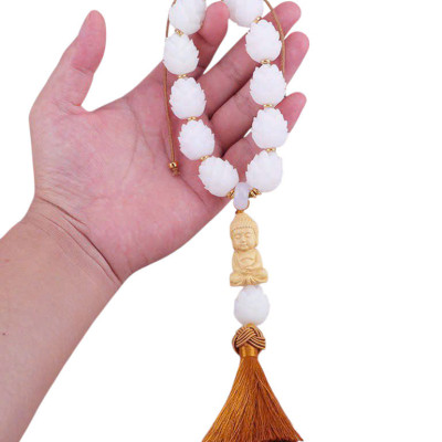 Dây Khánh Treo Xe Phật Liên Hoa – Phong Thủy Bình An, Thương Hiệu D.E.L