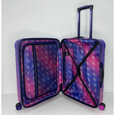 Vali Nhựa Carbon PC NiceVilla Khóa kéo Đôi Mở Rộng Chống Vỡ Size 20 & 24 & 28 Inch