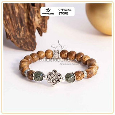 Vòng tay trầm hương - Đồng Tâm Song Hỷ - Thiên Mộc Hương