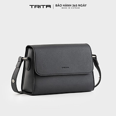 Túi Trita ( Thời trang nữ dáng hộp khóa nam châm basic size 22 - Túi đeo chéo da RHN155 )