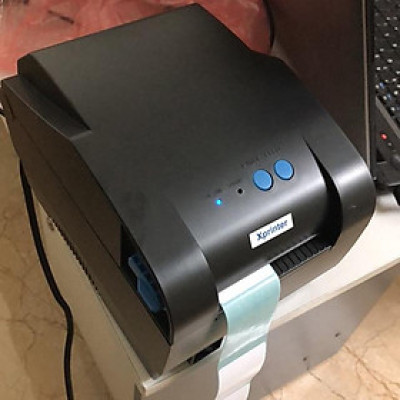 Máy in xprinter 365b in tem trà sữa siêu thị cửa hàng quần áo - Hàng Chính Hãng