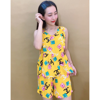 Đồ bộ lanh Thái short siêu mát hàng cực đẹp có bigsize