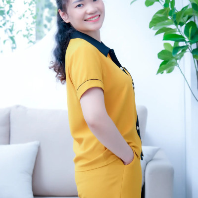 Áo Pijama LMcation Alia - Màu vàng cam