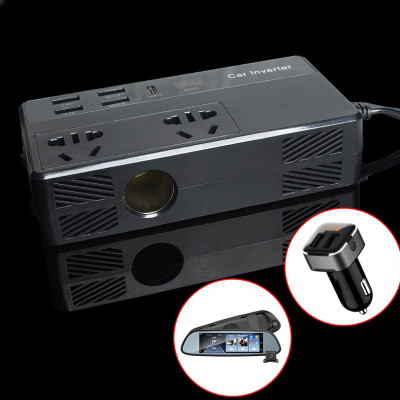 Bộ Chuyển Đổi Nguồn Điện DC 12V Sang AC 110V/220V 200W - Hàng Nhập Khẩu