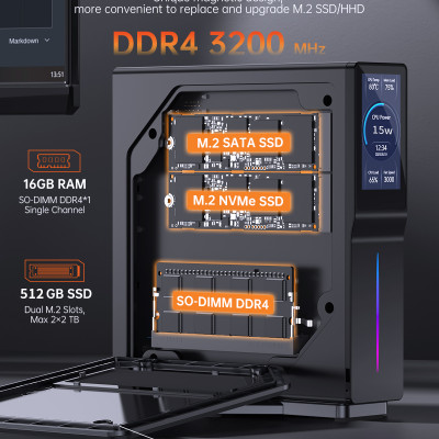 Máy tính để bàn mini – Máy chủ Server – Mini PC – Intel NUC JK01 (Hàng chính hãng)