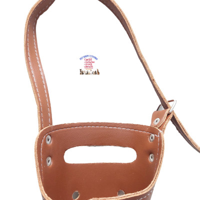 Rọ mõm Chó Chất liệu da 2 lớp mềm Chắc chắn Giúp thú cưng Không cắn phá Không sủa theo ý muốn Không ăn vật lạ An toàn