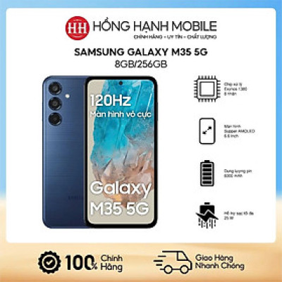 Điện Thoại Samsung Galaxy M35 5G 8GB/256GB - Hàng Chính Hãng