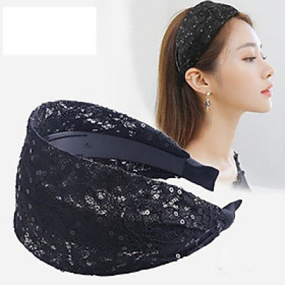 Bờm ren bản to đính kim sa BN115 dễ thương và các mẫu khác