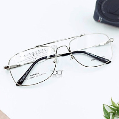 GỌNG KÍNH THỜI TRANG NAM, 2 CẦU KÍNH, HÀNG CHÍNH HÃNG CHALLENGER CM220017-C2