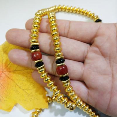 Dây chuyền đồng chuỗi hạt đá cao cấp - T0241